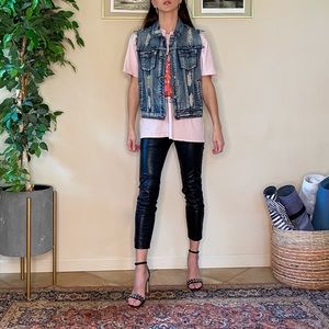 Chi Ole Distressed Denim Vest